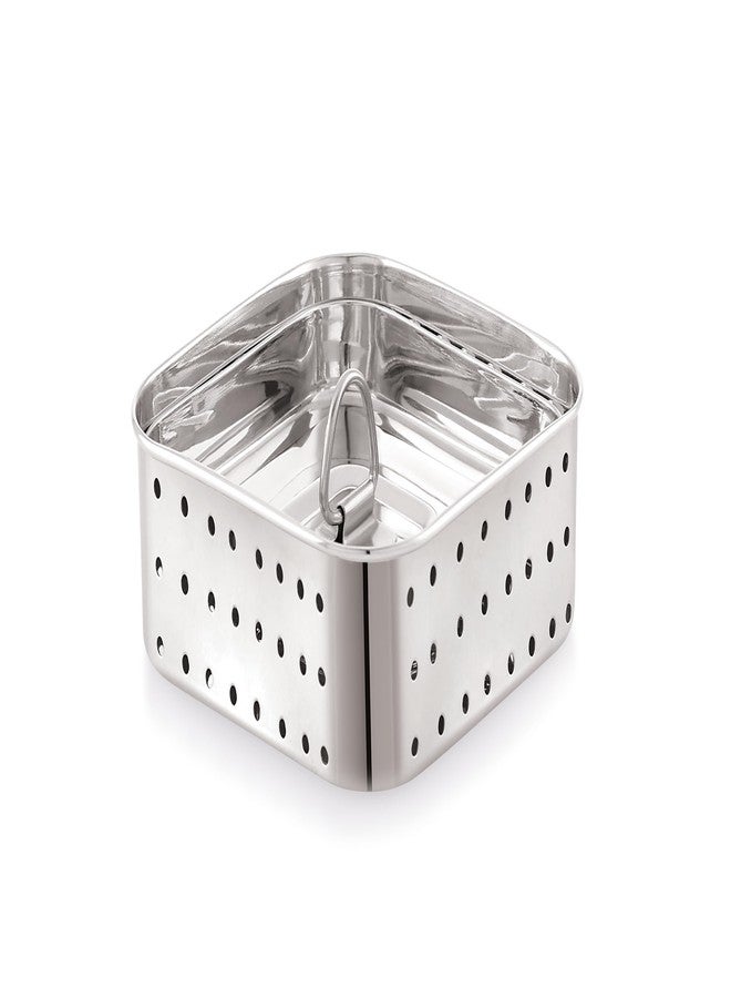 Tosaa Stainless Steel Paneer Maker Mould - Medium Size (450ml) | Square Paneer/Tofu Press with Lid | Whey Separator for Homemade Paneer, Tofu & Cheese | Easy to Use & Clean - Image 5